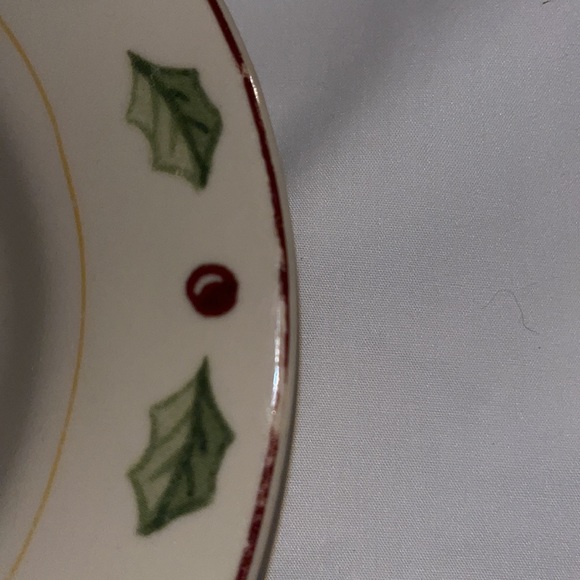 MERRY BRIGHT OVAL SERVING PLATTER VINTAGE - Picture 2 of 6